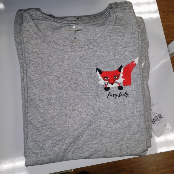 kate spade Tops - Kate Spade Broome Street Fox Tee